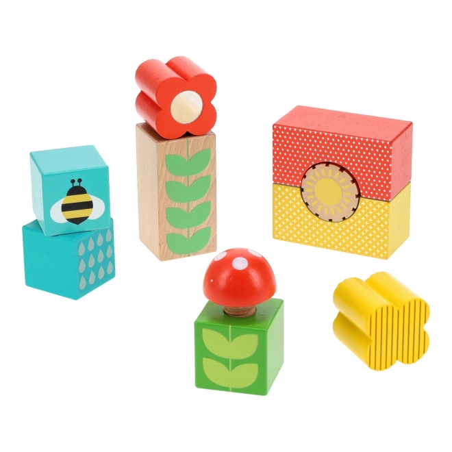 Wooden Garden Blocks