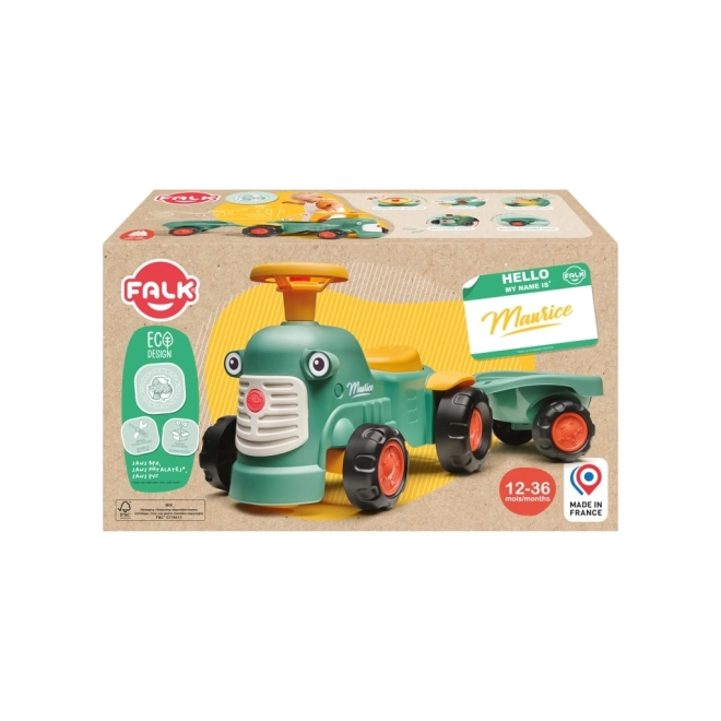 Falk Baby Tractor with Removable Trailer