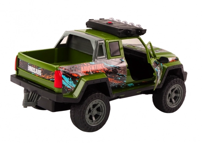 Hunting Adventure Off-Road Vehicle with Dinosaur