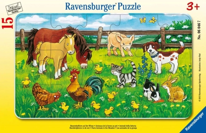 Animal Friends Puzzle 15 Pieces