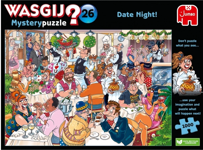 Wasgij Mystery Night Date Puzzle 1000 Pieces