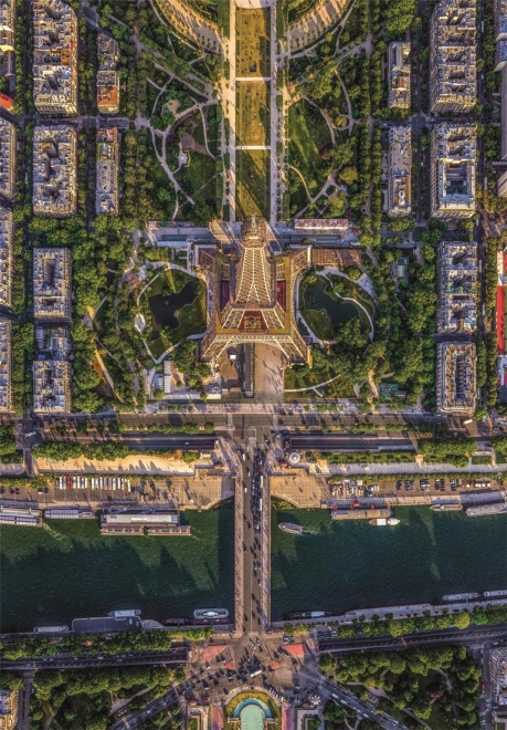 Flying Over Paris Puzzle - 1500 Pieces