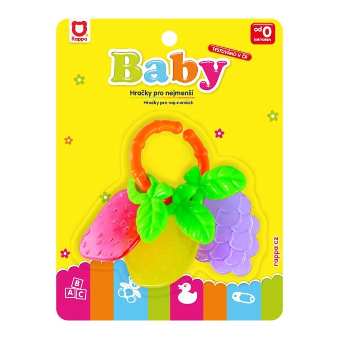 Fruit-shaped Rattle and Teether for Infants