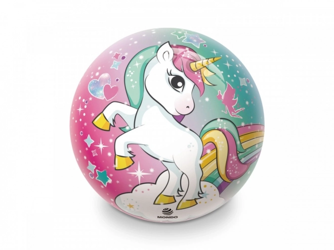 Inflated Unicorn Rubber Ball 23 cm