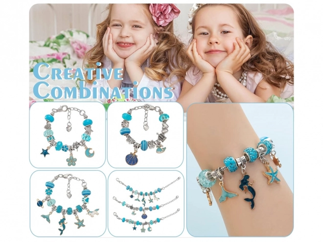 DIY Bracelet Set with Charms and Beads