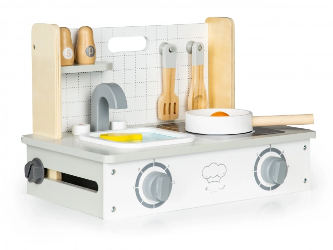 Wooden Mini Kitchen with Accessories