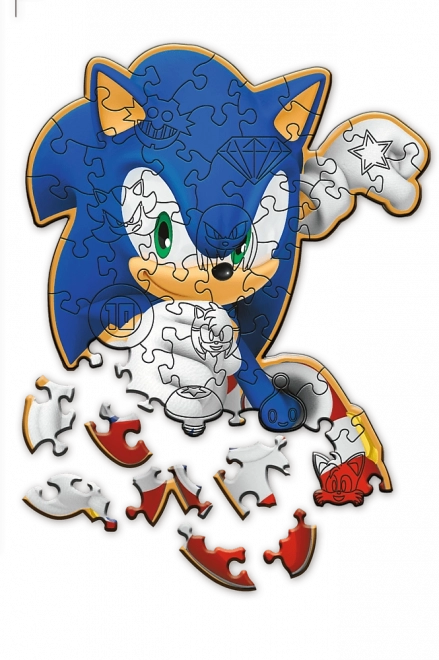 Wood Craft Junior Puzzle Sonic the Hedgehog