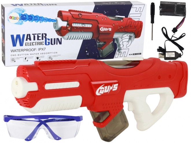 Large Red Water Gun with Glasses