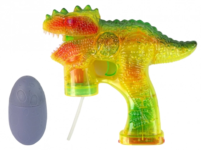 Dinosaur Bubble Blower With Egg Bottle Solution