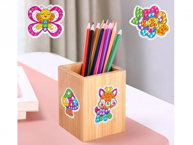 Creative Diamond Painting Animal Stickers Set