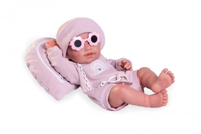 Realistic Newborn Baby Doll with Full Vinyl Body - 42 cm