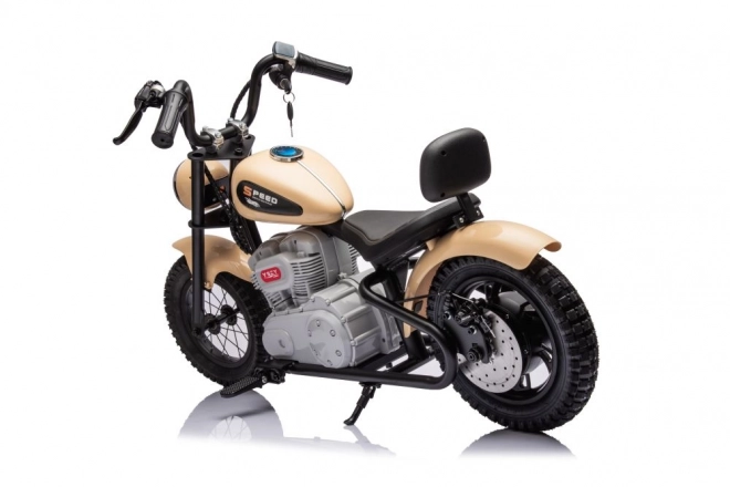 Khaki Battery-Powered Motorcycle 36V