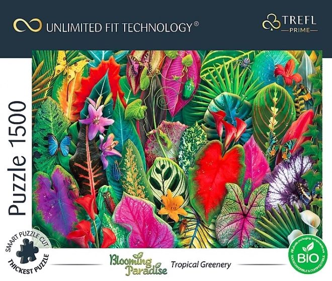 Trefl Puzzle Blooming Paradise: Tropical Greenery 1500 Pieces