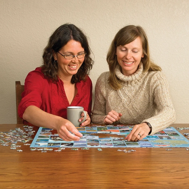 Wooden Puzzle Canadian National Parks 1000 Pieces