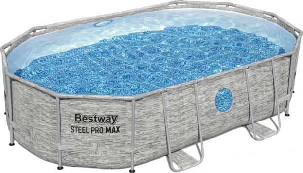 Selbsttragendes Schwimmbecken Bestway Power Steel Swim Vista 427 x 250 x 100 cm