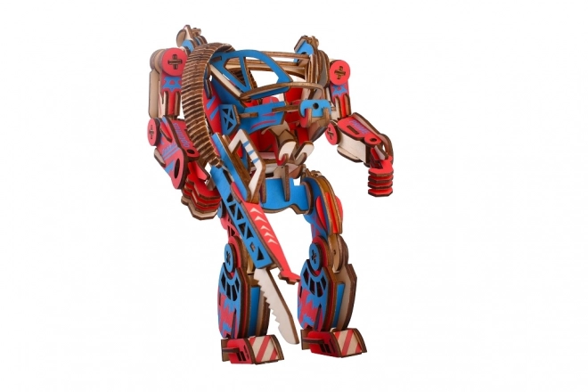 Colorful Wooden 3D Powersuit Puzzle