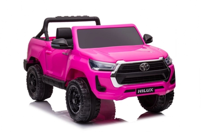 Pink Battery Operated Toyota Hilux Car