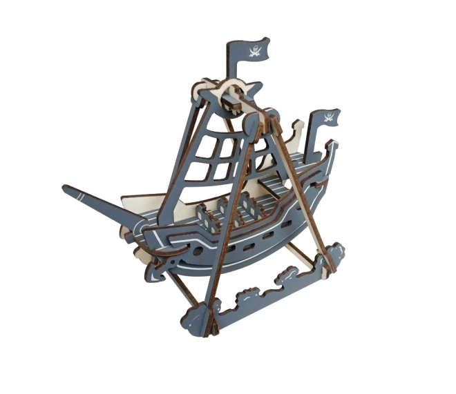 Woodcraft Wooden 3D Puzzle Pirate Swing