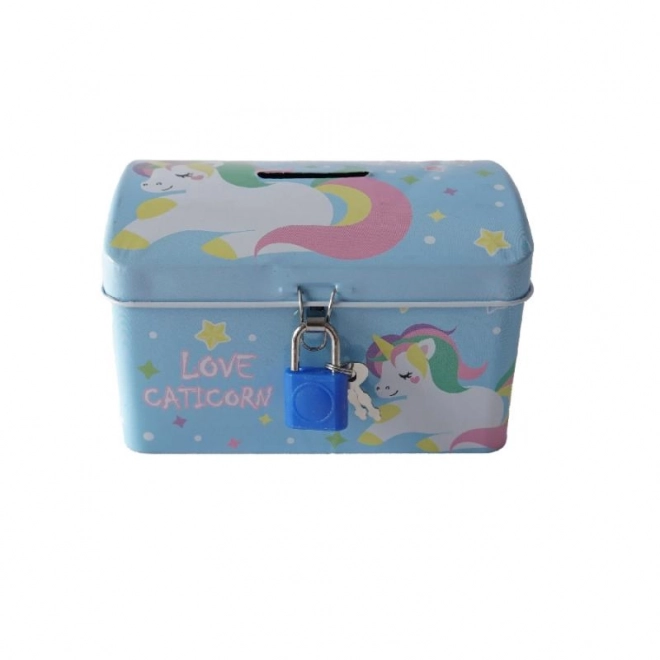 Unicorn Piggy Bank with Lock