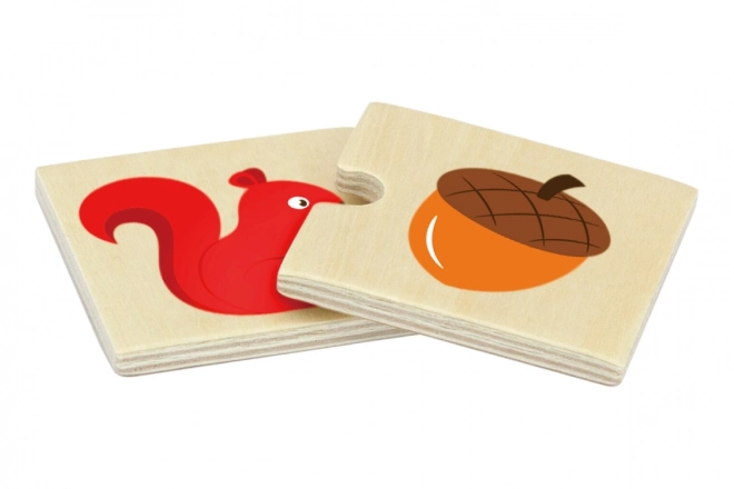 Wooden Animal Feeding Puzzle