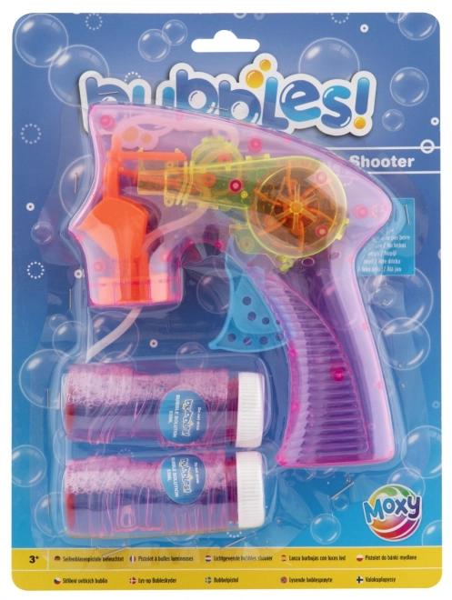 Illuminating Bubble Gun with Bubblers