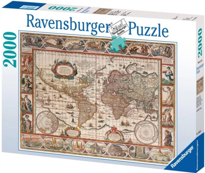 Ravensburger World Map Puzzle 1650, 2000 Pieces