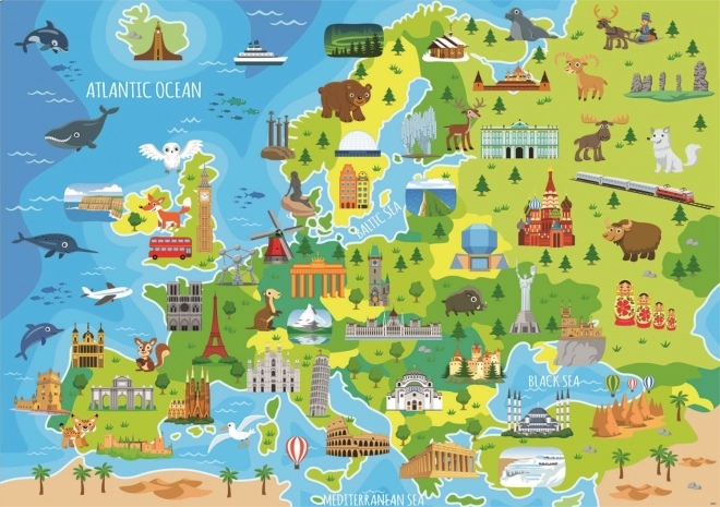 Educa Map of Europe Puzzle for Kids