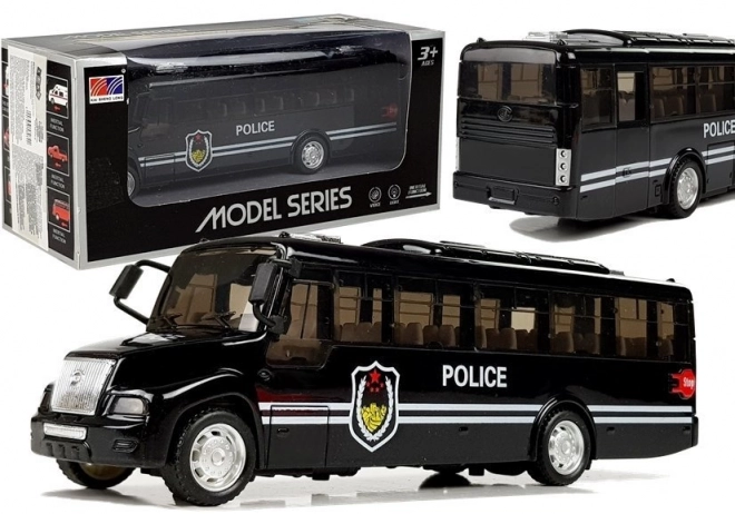 Police Bus Model with Lights and Sound