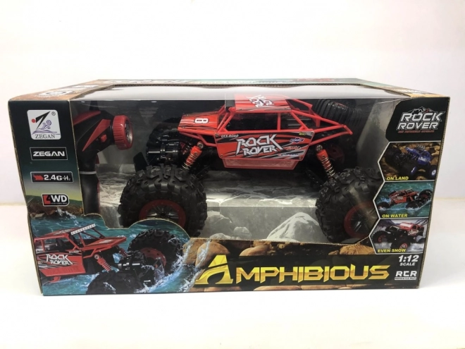 Red Amphibious RC Car