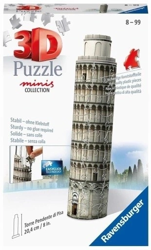 3d mini puzzle leaning tower of pisa