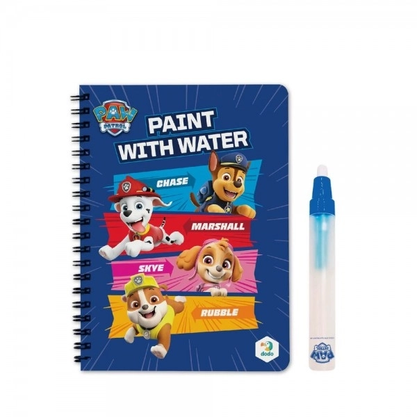 Magical Water Painting Paw Patrol Coloring Book with Brush