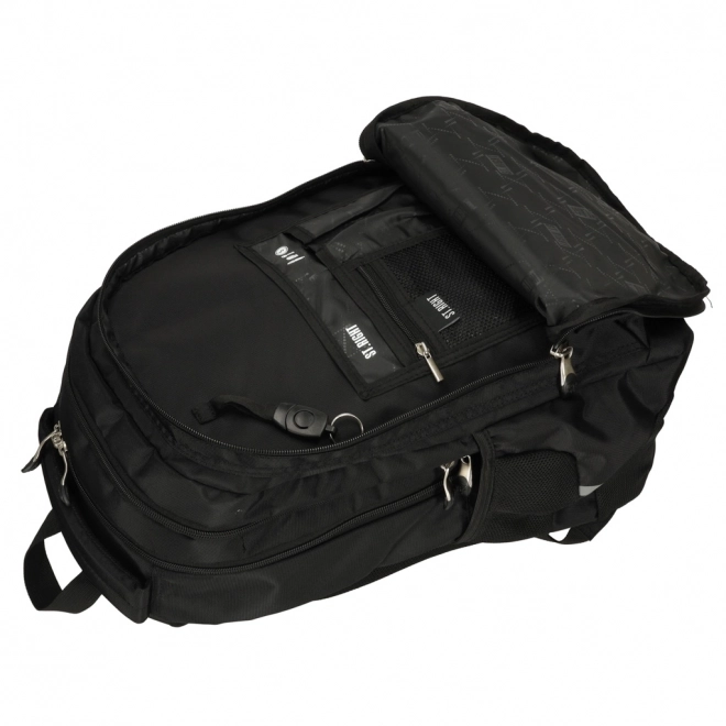 School Backpack with 3 Compartments St. Right 25L Black