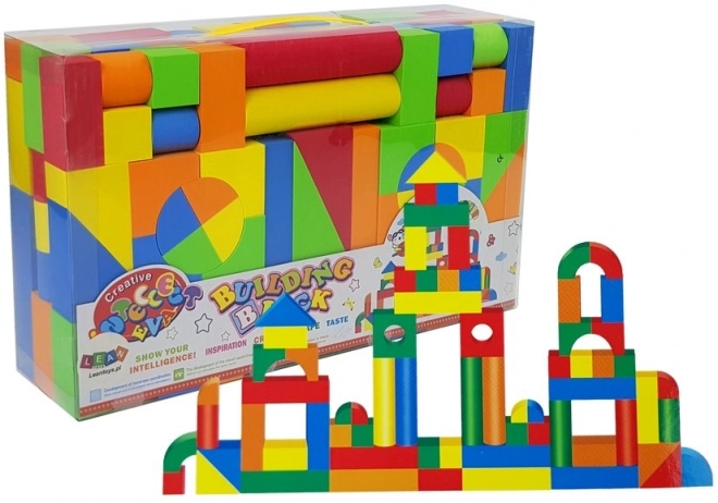 Foam Construction Blocks Set 131 Pieces