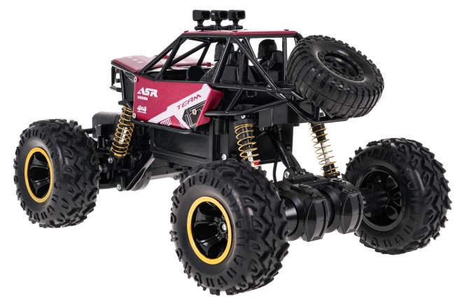 Red Rc Monster Rock Crawler 1:16