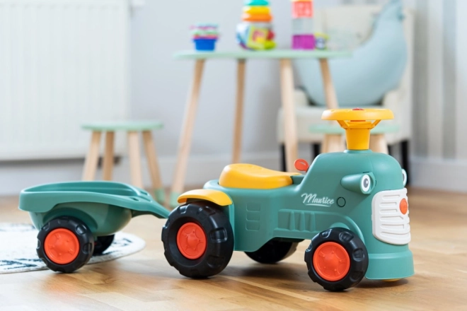 Falk Baby Tractor with Removable Trailer