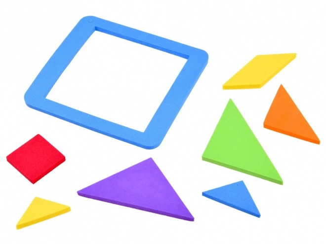 Colorful Foam Tangram Puzzle