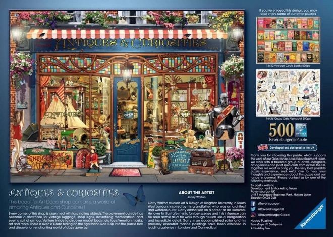 500 Piece Antique Puzzle Set