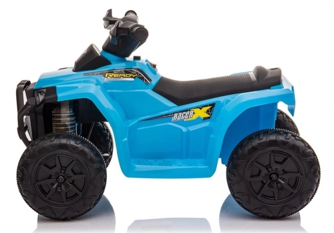 Blue Battery-Powered Quad Bike