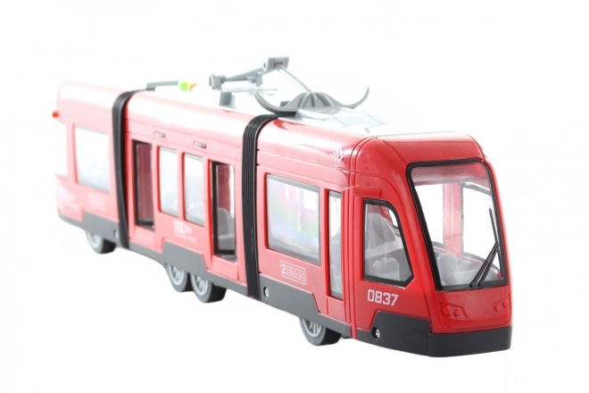 Battery Operated Red Tram