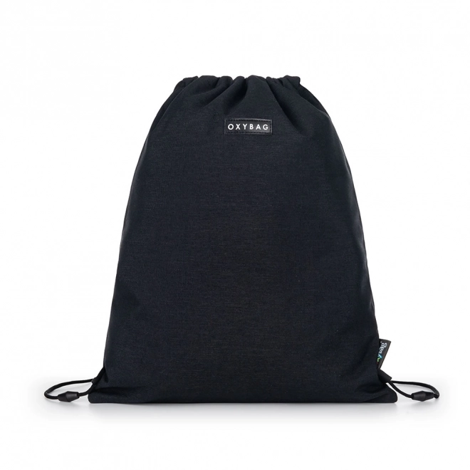 Unicolor Black Backpack