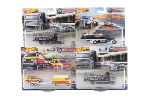 Hot Wheels Truck and Racecar Set