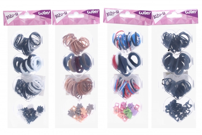 Hair Accessories Set with Bands and Clips