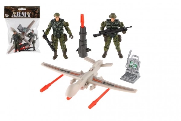 Army Soldiers with Airplane and Accessories