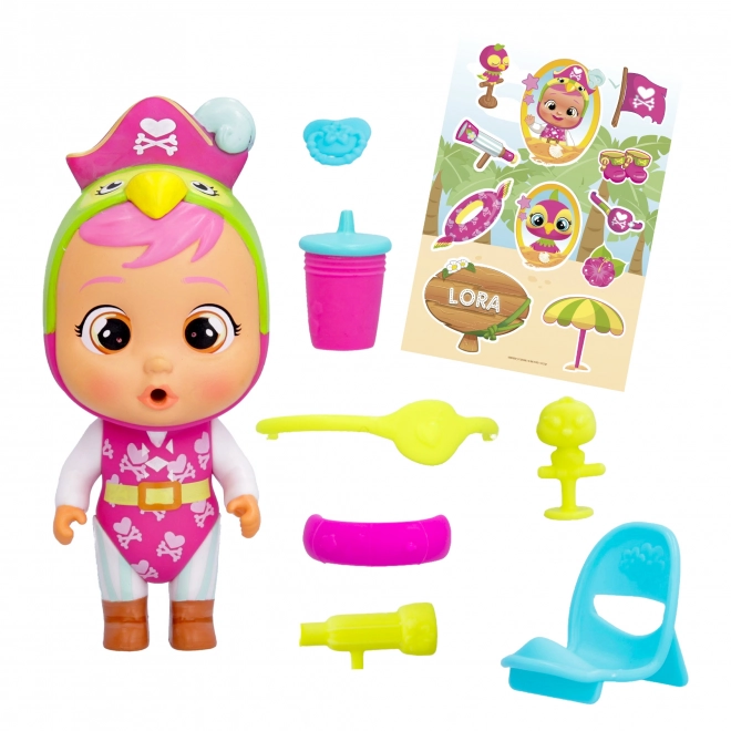 Cry Babies Magic Tears Beach Babies Doll Lora