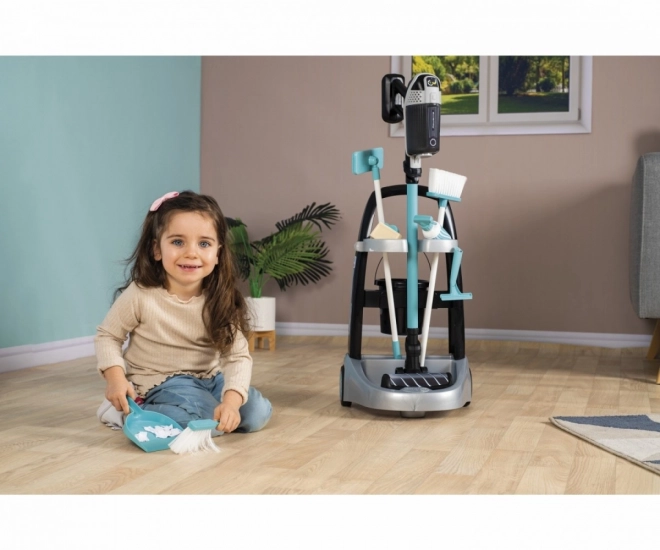 Cleaning Cart with Rowenta Vacuum for Kids