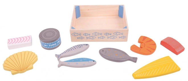 Wooden Seafood Crate