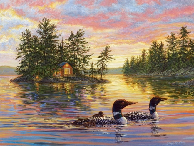 Cobble Hill Peaceful Evening XL Puzzle 275 Pieces