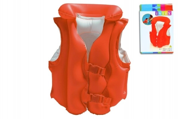 Inflatable Deluxe Swim Vest Orange