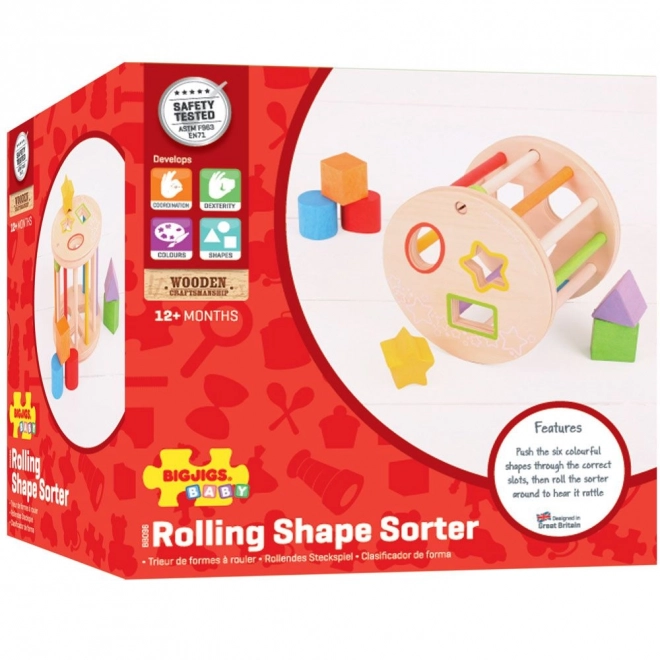 Bigjigs Baby Shape Sorter Roller