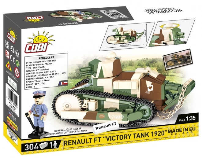 Cobi Great War Renault FT Victory Tank Model